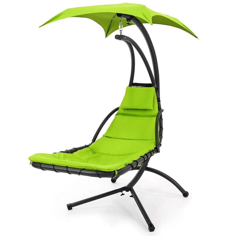 Hanging Swing Umbrella Beach Chair with Stand