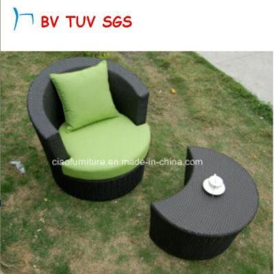 UV Proof Hotel Furniture Single Sofa with Coffee Table