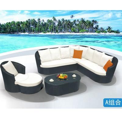 Outdoor Sofa Courtyard Rattan Garden Hotel Sunshine Room Chair Balcony