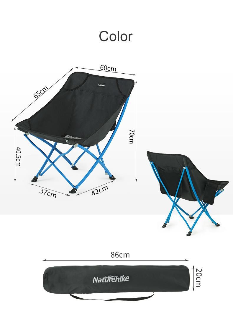 Yl04 Outdoor Portable Light Weight Folding Moon Chair for Fishing Beach Camping Drawing Picnic
