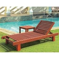 Wood Leisure Garden Outdoor Sun Lounge Beach Chair (JJ-LB15)