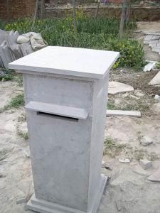 China Blue Limestone Outdoor Mailbox