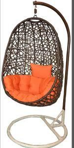 Iron Frame Garden Patio Outdoor Rattan Swing Chair (JJ-S823)