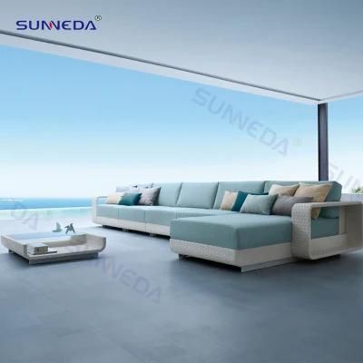 Modern Rattan Leisure Hotel Sofa Aluminum Outdoor Garden Chair