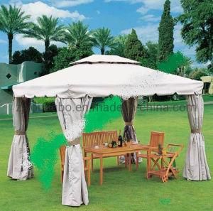 Double Roof Canopy Steel Frame Material Outdoor Gazebo Garden Tent
