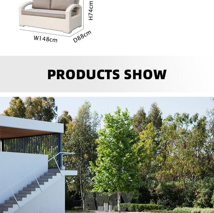 Modern Hot Sale Outdoor Garden Sets Rattan Sofa Set