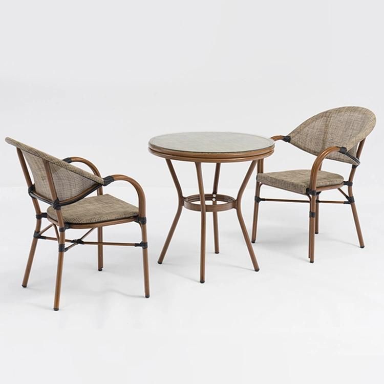 Factory Patio Garden Furniture Outdoor Set with Grey Color Fabric