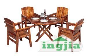 Outdoor Solid Wood Dining Garden Table and Chair (JC-Y160T)