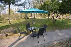 Steel Frame Promotion Outdoor Market Patio Garden Sun Umbrella Parasol for Outdoor Furniture