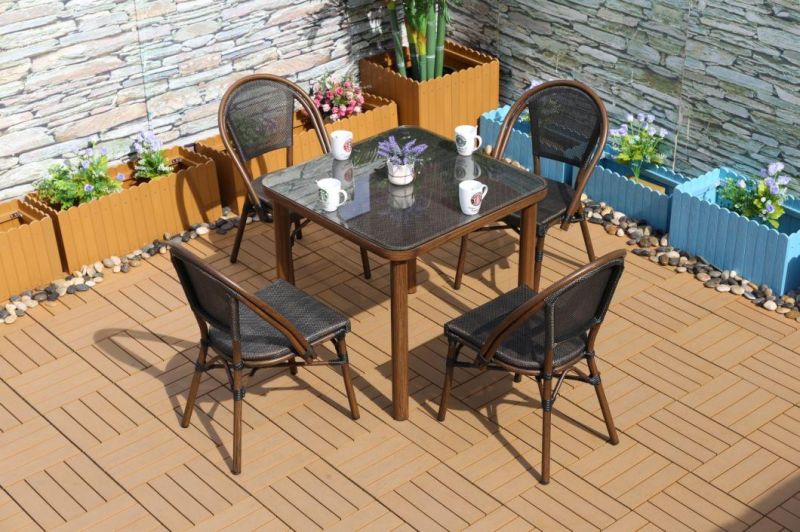 Hotel Modern Restaurant Outdoor Garden Furniture Patio Dining Table