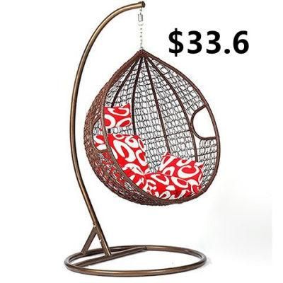 Comfortable Outdoor Rattan Hanging Swing Egg Chair Garden Wedding Hotel