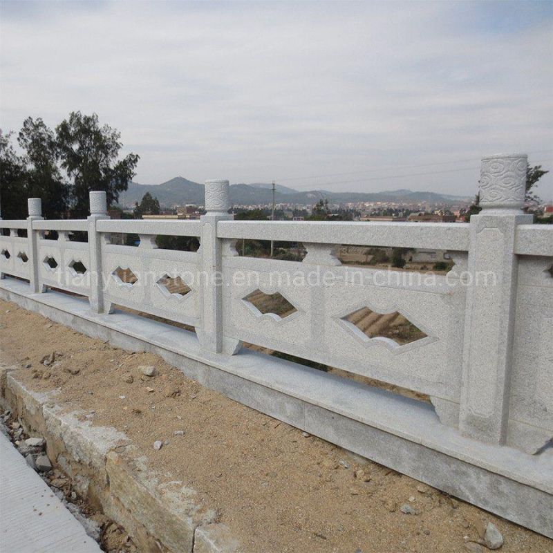 Stone Bridge Carving Chinese Tang Style Natural Stone Arch Bridge for Temple Garden Landscape Design Decoration with Railing