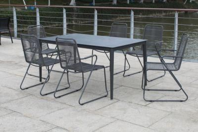 Foshan Outdoor Corner Sofa Dining Set 8 Person Patio Table