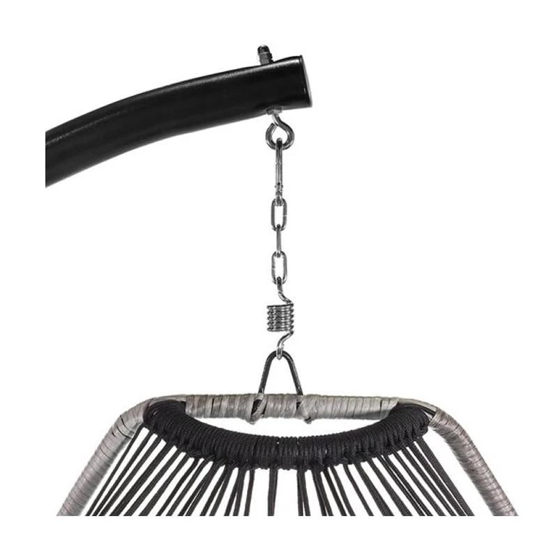 Modern Rattan Hanging Swing Chair with Stand