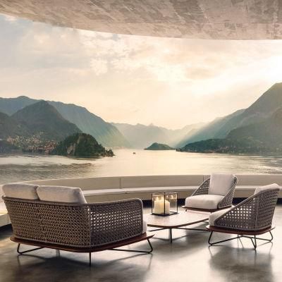 Top Quality Outdoor Garden Rattan Furniture Outside Table and Chair Bistro Dining Set