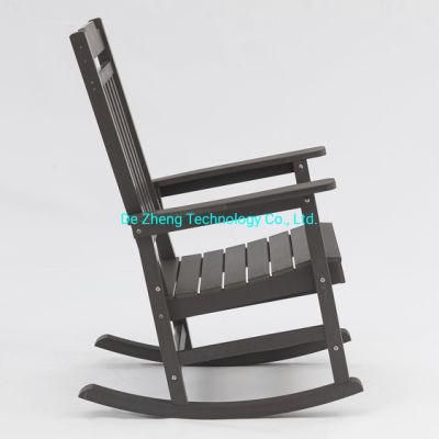 Outdoor Dining Wood Rocking Chair Garden Patio Leisure Wooden Balcony Chair