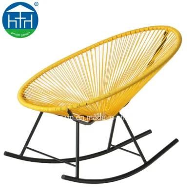 Outdoor PE Rattan Wicker Acapulco Chair with Metal for Garden Furniture