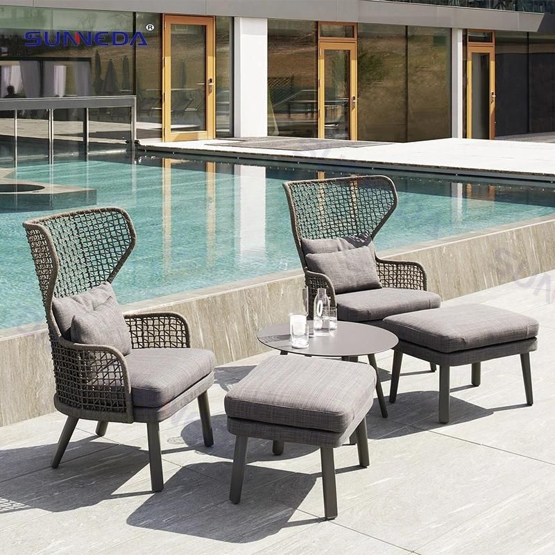 Ecological Design High Quality Durable Bistro Armchair Courtyard Outdoor Furniture