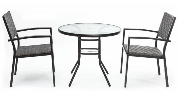 Outdoor Furniture Dining Table and Chairs by Rattan
