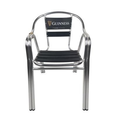 Beer Brand Ads Logo Shop Garden Aluminum Cafe Bar Restaurant Outdoor Chair