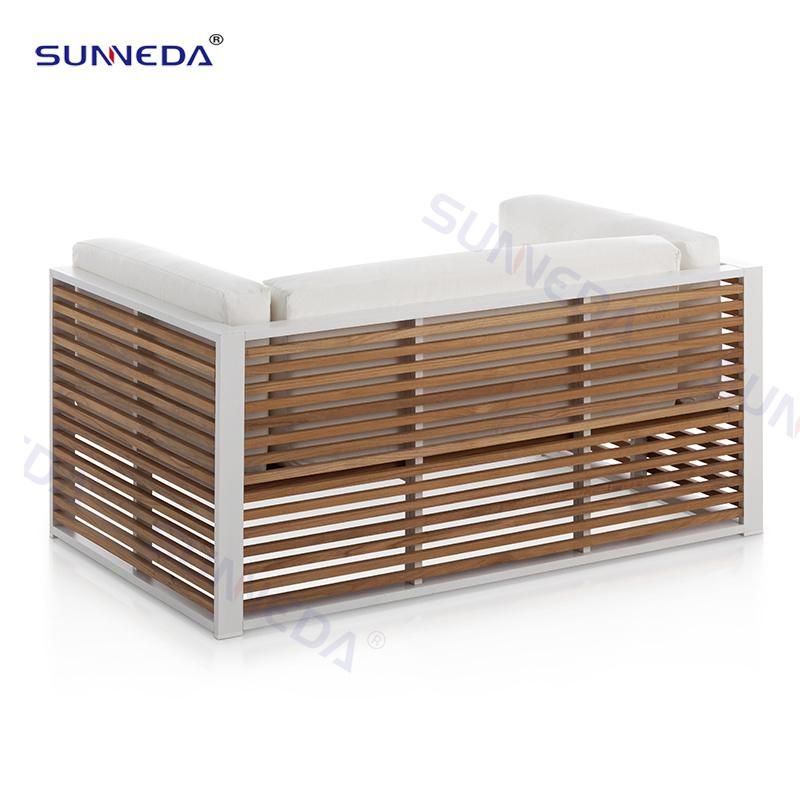 Modern Simple Style Aluminum Sofa Set Outdoor Leisure Sunlounge