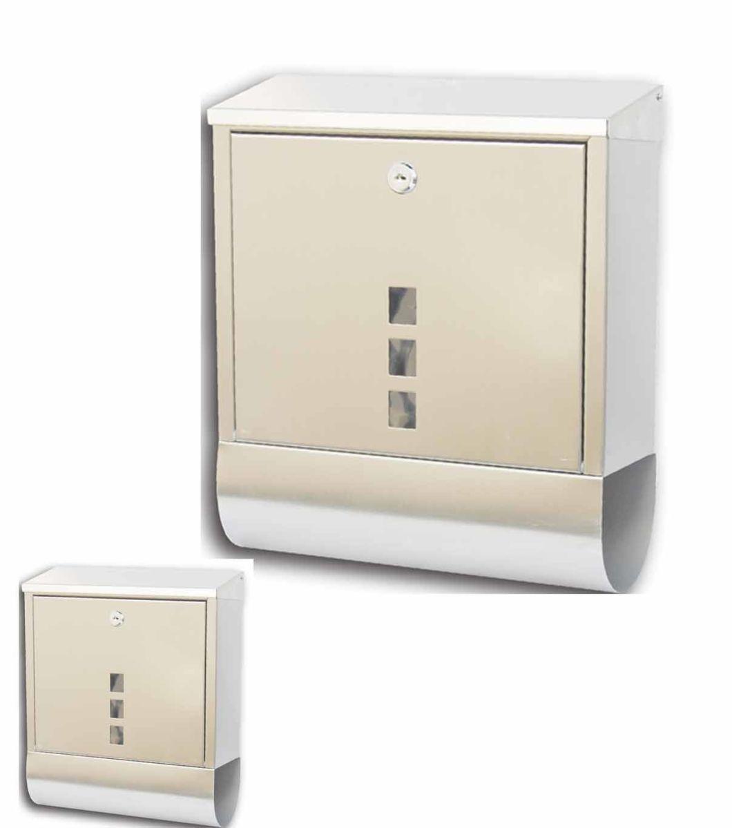 Stainless Steel Mailbox for Letters and Newspapers