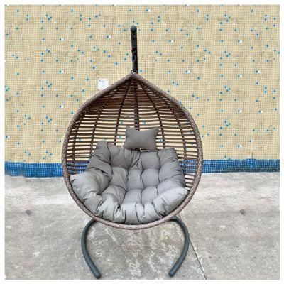 Outdoor Garden Furniture Patio Hanging Swing Chair Hammock Metal Rattan Egg Swing