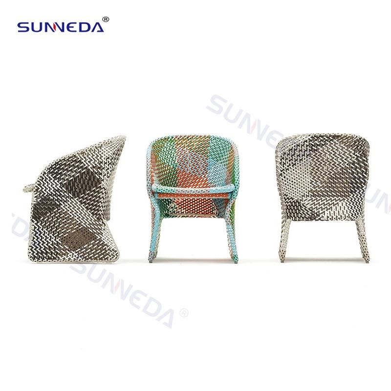 Modern Style Aluminum Garden Furniture Leisure Dining Table Sets