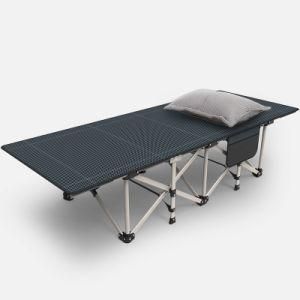 Popular Outdoor Camping Hiking Strong Steel Pipe Foldable Beds