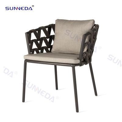 Pure Manual High Density Sponge Balcony Small Cane Single Chair