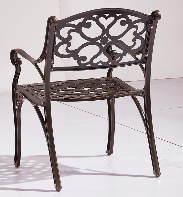 Simple Bistro Chairs French Weather Proof Chairs for Garden