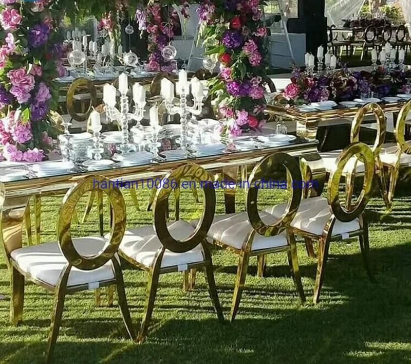 Simple White Folding Wedding Furniture Hotel Banquet Outdoor Metal Table