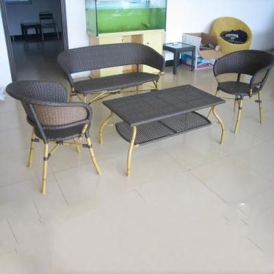 Wholesale Coffee Shop Rattan Outdoor Bamboo Furniture From Guangdong Foshan