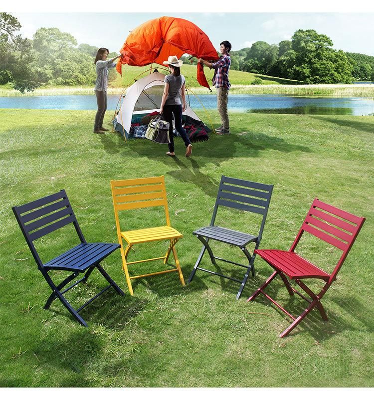 Outdoor Customized OEM Carton Foshan Dining Furniture Table Set Foldable Patio Chair