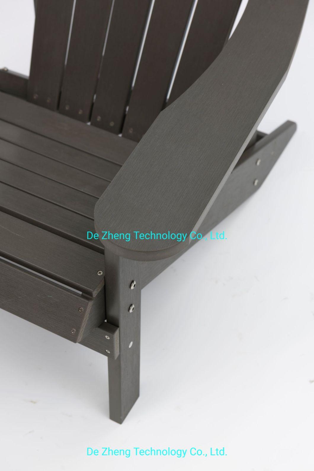 Outdoor Furniture Plastic Adirondack Chair Garden Chair Polywood Chair with Cup Holder