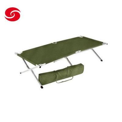 High Quality Outdoor Steel Aluminum Frame Military Outdoor Camping Bed