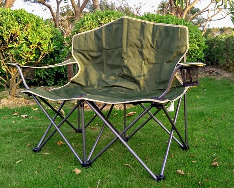 Outdoor Fishing Chair Camping Chair Outdoor Furniture Garden Furniture Beach Chair Folding Chair Patio Furniture Two People BBQ
