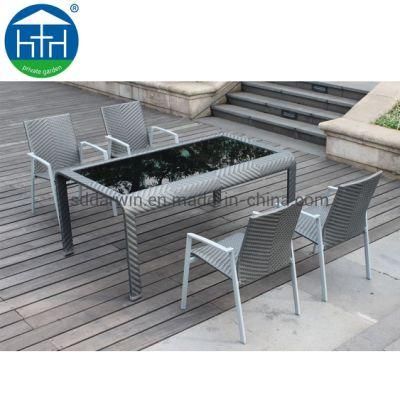 High Quality Outdoor Furniture Home Casual Rattan Garden Set Dining Sets