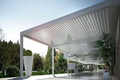 Motorized Wall Mounted Waterproof Modern Aluminum Gazebo