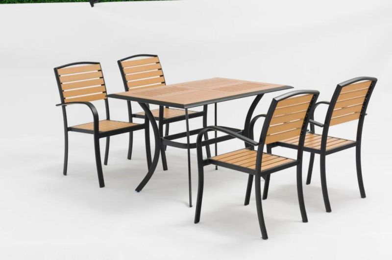 Garden Leisure Poly Wood Furniture Outdoor Set