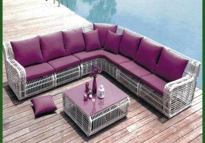 Wicker Safo Sets with Table for Outdoor Gerden Furniture