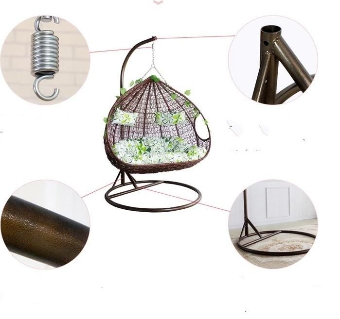 Outdoor Furniture Garden Hotel Terrace Cane Rocking Swing Chair