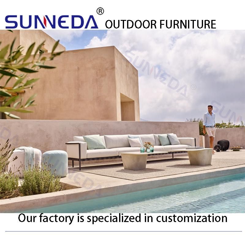 Outdoor Garden Courtyard Patio Leisure Comfortable Swimming Pool Side Sofa Furniture