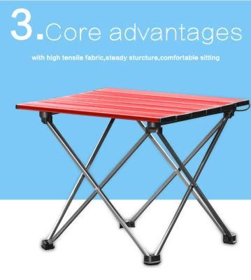 2021 Wholesale Camping Aluminium Cheap Portable Folding Picnic Table