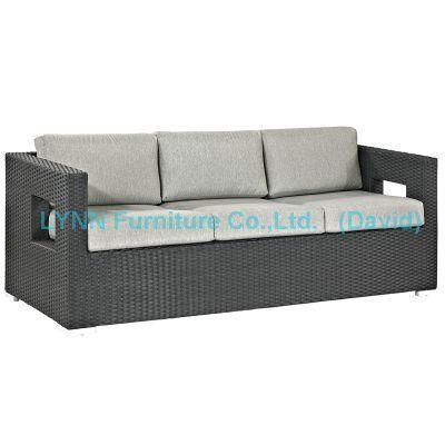 Patio Sofa 3 Seater Waterproof Rattan Sofa