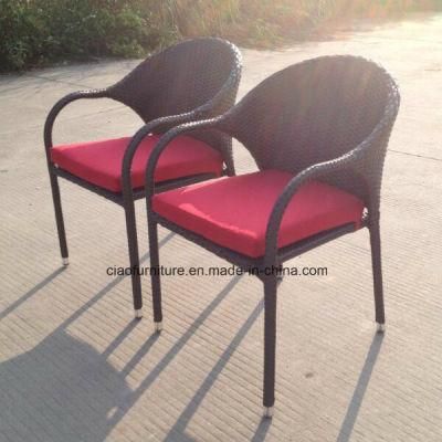 Stackable Rattan Furniture Chair Outdoor Furniture Patio Wicker Chair (CF667C)