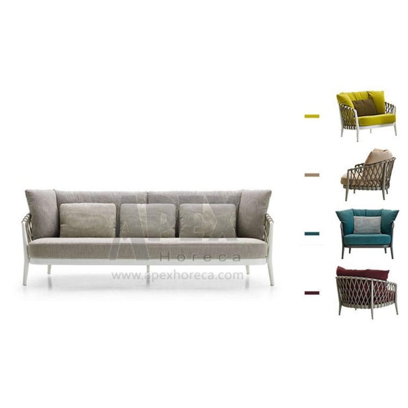 Modern Outdoor Hotel Home Garden Patio Furniture Sofa Set