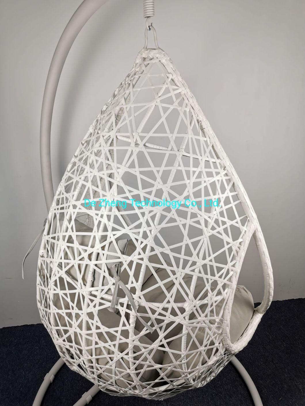 Durable Outdoor Rattan Furniture Wicker Single Swing Hanging Chair