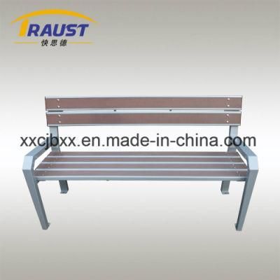 High Quality Wood Plastic Seating Bench, Cast Iron Garden Chair