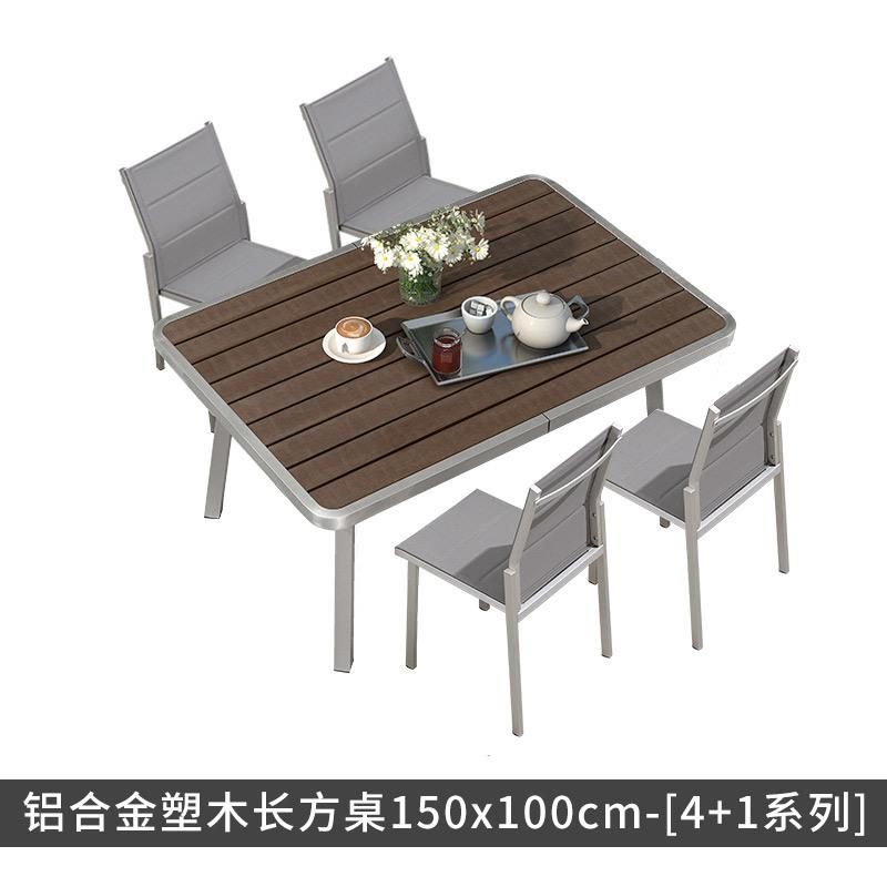 Plastic Wood Garden Patio Good Quality Outdoor Furniture